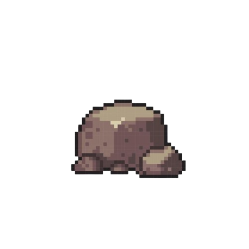 Pixel Art Rock